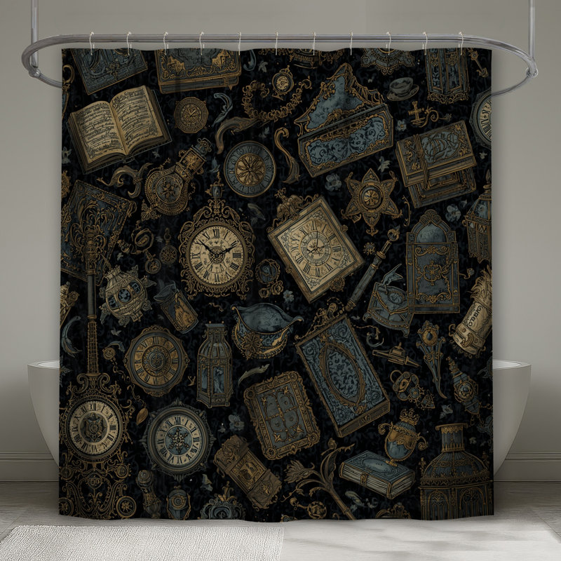 Rideaux de douche Vintage, L 70 po x H 93 po