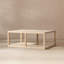 Table basse à cadre ouvert en bois récupéré Sabin