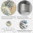 Gray Tender Liquid Art I - Modern Round Metal Wall Art-68851217