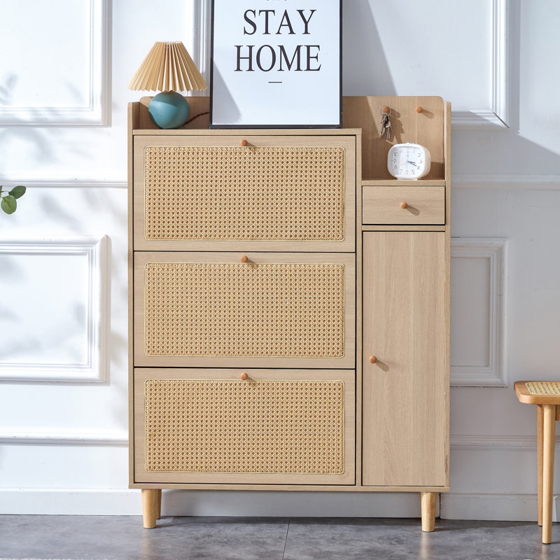 Modern Minimalist Storage Cabinet, Natural