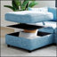 Canapé d'angle modulaire convertible en tissu avec rangement dissimulé pour des aménagements de salon flexibles et un lit d'appoint-1042725508-1042725509