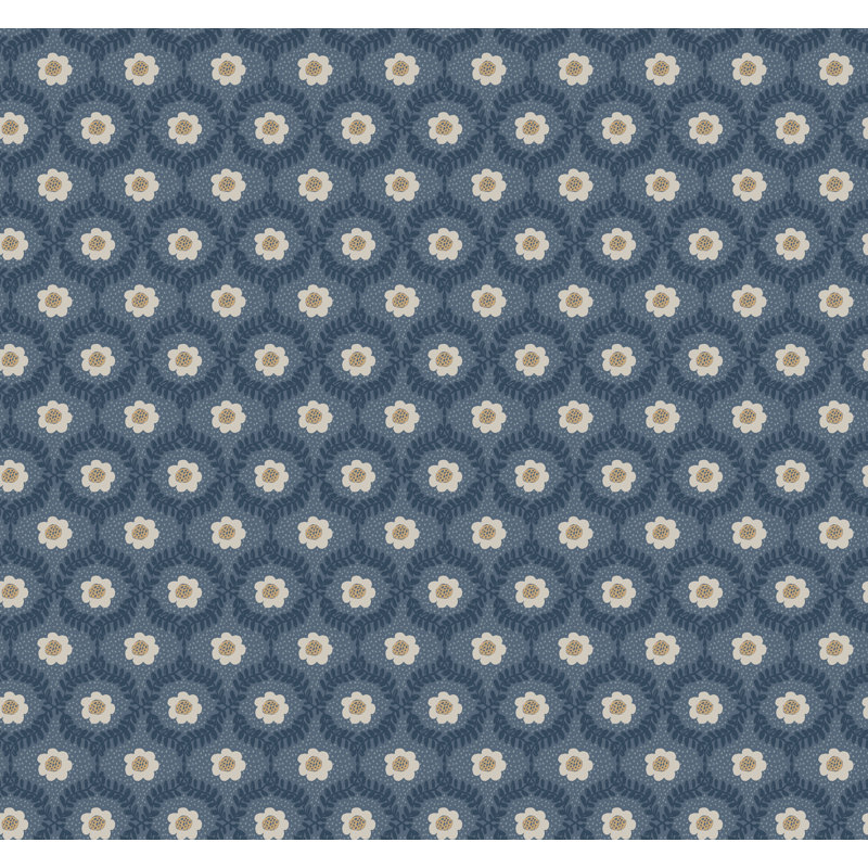 Papier peint Emma, Bleu marine