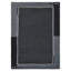 Tapis d'intérieur contemporain fait à la main 100% laine gris anthracite Tibbati-157523815