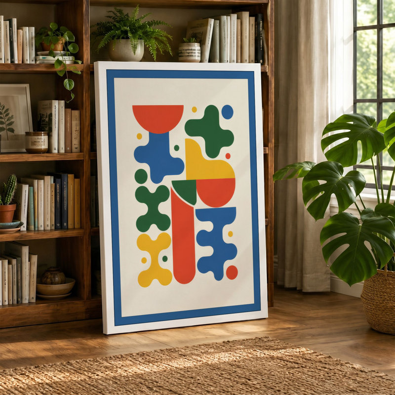 Print, 30x20 - 76.2 x 50.8 cm, Teal Border