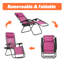 Chaise inclinable zéro gravité avec coussin Maxine-159681627