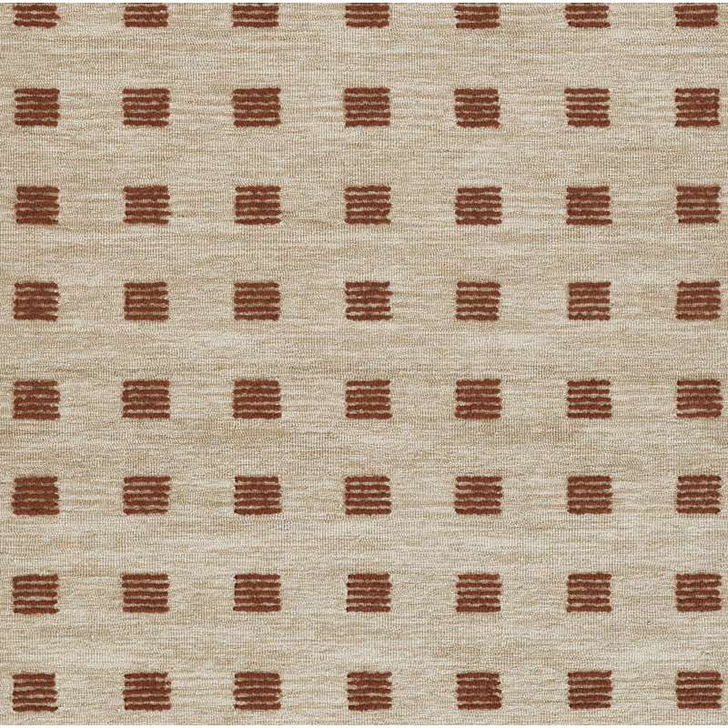 Lanora Hand Tufted Wool Geometric Rug, Runner 2'3" x 8'