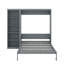 Grand lit escamotable avec tablettes-792903129