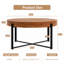 Table basse 33,86 po Retro Splissage-209090645