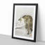Roaring Tiger by Ohara Koson - Picture Frame Painting Print-55618245-55618244