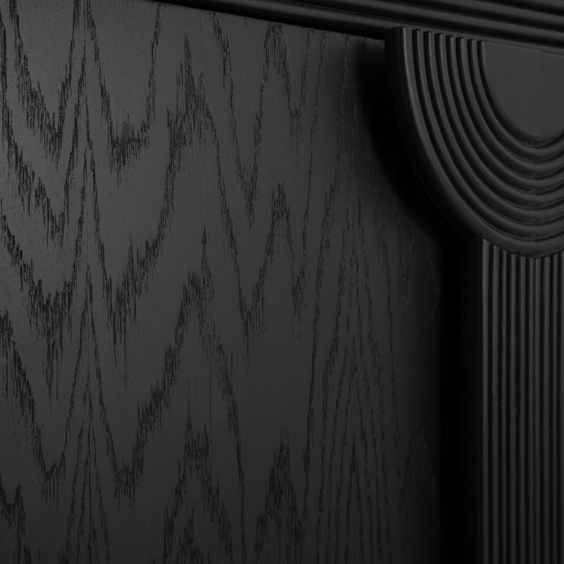 Areo Sideboard - Black, 34.25" H x 86" W x 17" D, Black