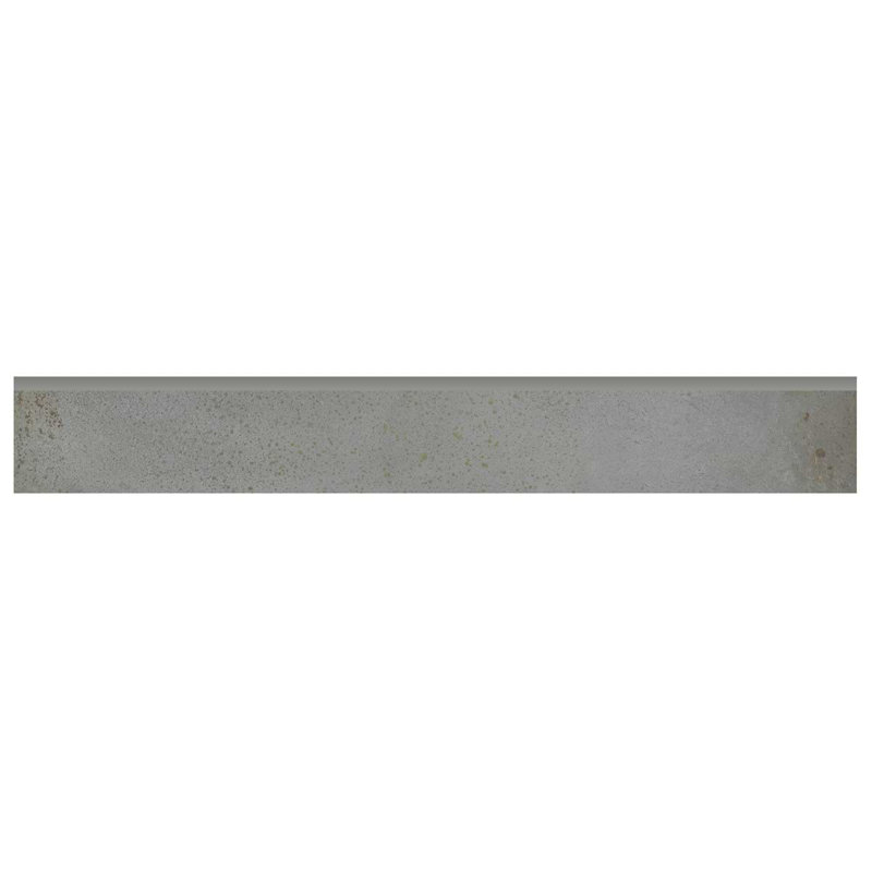 Angela Harris Flatiron 3X24 Semi-Polished Porcelain Bullnose, Graphite