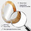 Gold Beige Spiral Poteries - Miroir mural moderne ovale-934933686