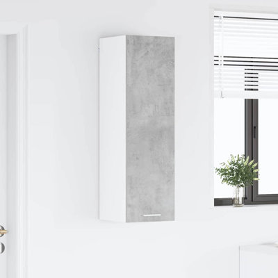 Vidaxl Hanging Cabinet Riga White 40 X 31 X 100 Cm Engineered Wood
