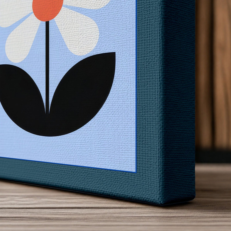 Print, 30x20 - 76.2 x 50.8 cm, Teal Border