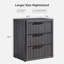 Table de chevet cannelée 25 tiroirs 25,6 po-1292395160-1292395159