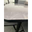 Benedick Extendable Glass Top Metal Base Dining Table