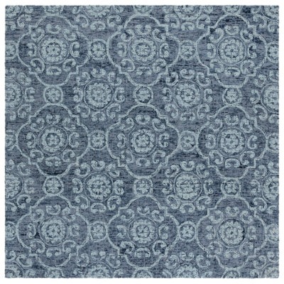 Sulema Hand Tufted Wool Damask Rug