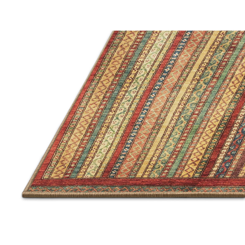 Abstract Indoor Rug, Rectangle 2' x 4'