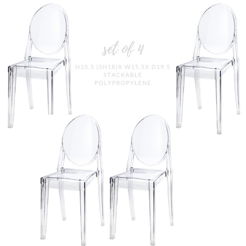 Angellynn 18'' H Stacking Side Chair