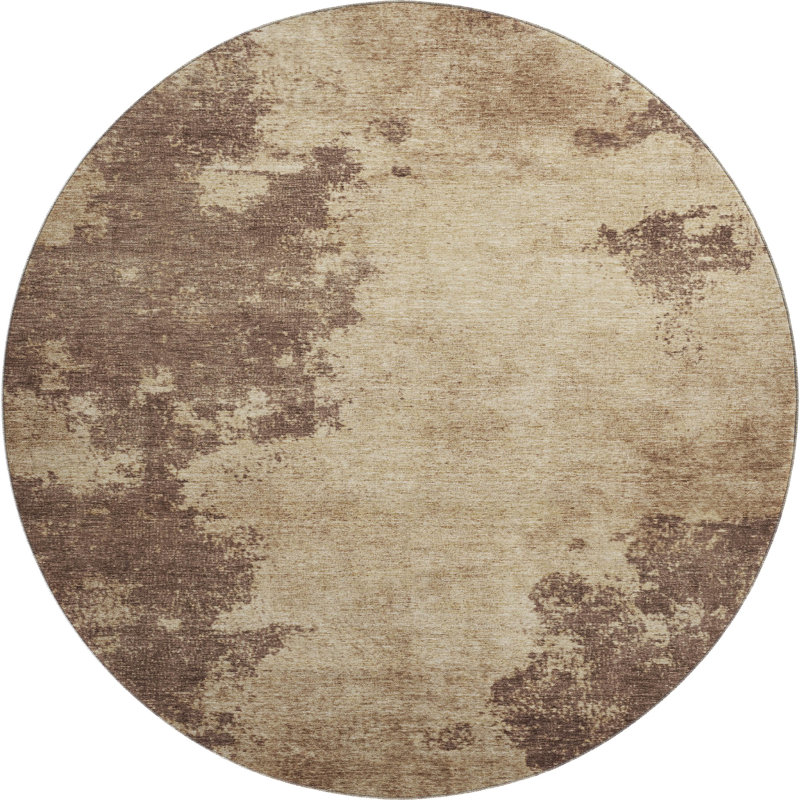 Premium Machine Washable Jakiyra AMF1902 Modern Rug, Round 8'