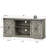 Rustic TV Stand With Barn Door-1407645683