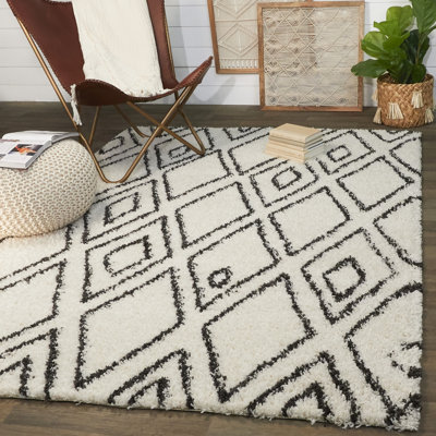 Tapis crème / noir Katzer