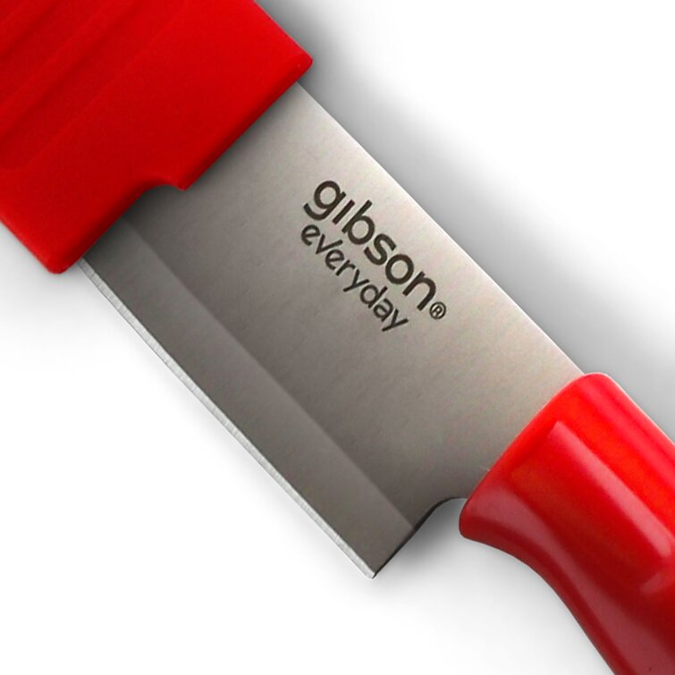 Gibson Our Table 2 Piece Stainless Steel Santoku Knife Set