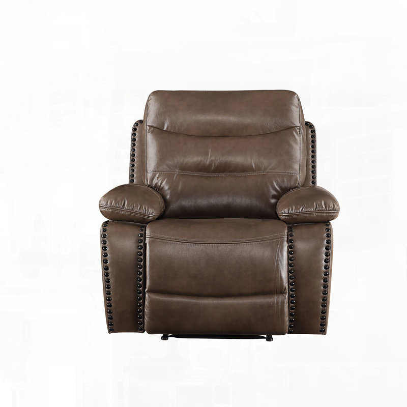 Fauteuil inclinable en cuir GEL Match