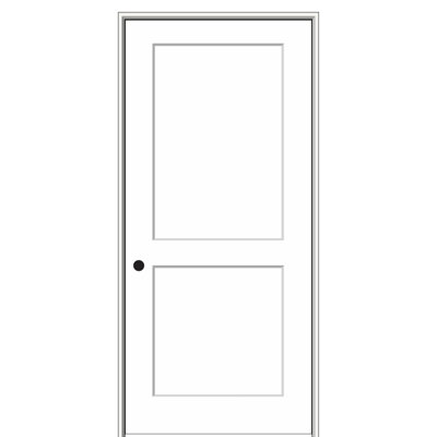 Molded Interior Door 80'' Solid + Manufactured Wood Paneled with Installation Hardware Kit without Installation Hardware Kit Prehung Door