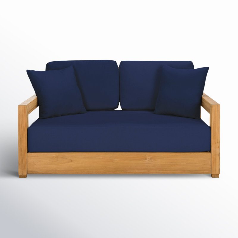 Housse de coussin Melrose, Bleu marine