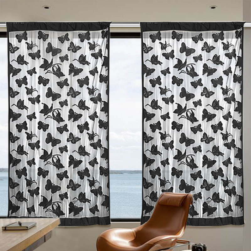 Polyester curtains Door Window Curtain Room Divider Strip Tassel