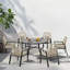 Round 5 - Piece - 4 Person 106.7Cm Outdoor Table Set