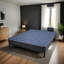 Sommier simple noir et gris avec sommier tapissier robuste, peut être utilisé avec ou sans pieds, temps d'assemblage rapide, s'adapte à toutes les dimensions standard, poids de 1000 lb - capacité de charge,-273957968-273957967