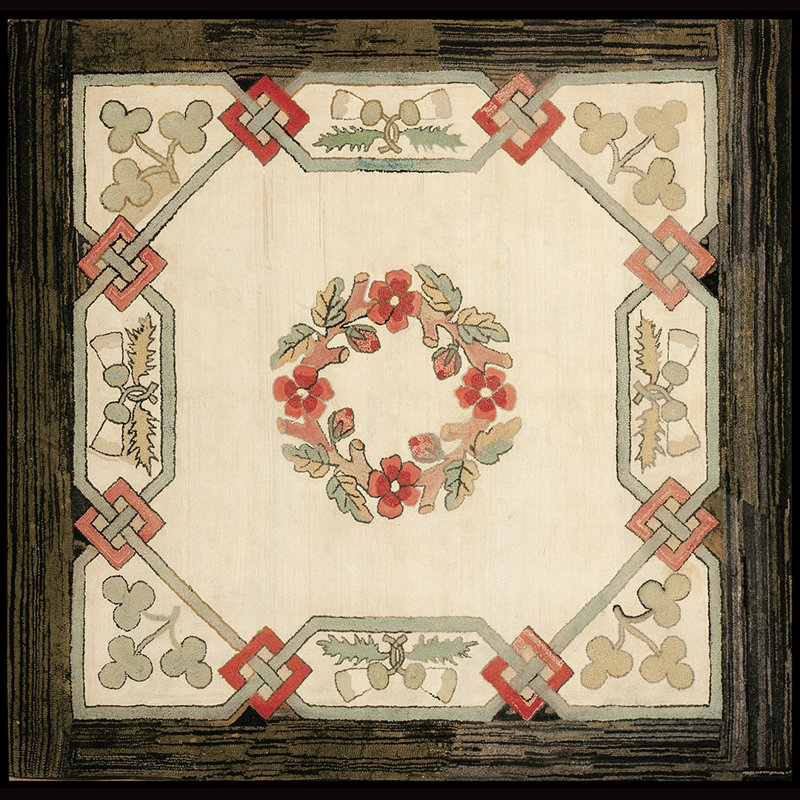 Tapis crocheté One-of-a-Kind American