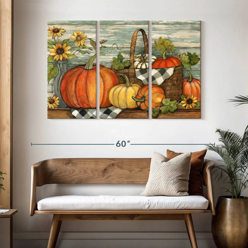 Yarlin Fall Harvest, 32" H x 50" W