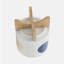 S / 2 5/8 "PLANTES AMUSANTES AVEC SUPPORT, BLANC