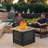 Hoopes Square Steel Propane Smokeless