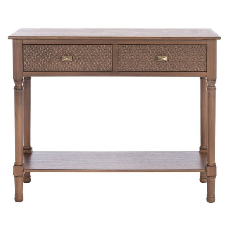 Console 35,5 po Peters, Brun