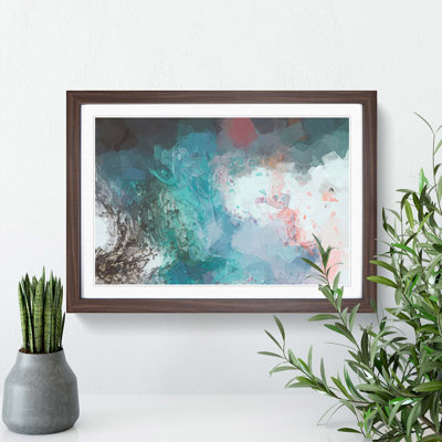 Roar for Love in Abstract - Picture Frame Painting Print