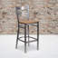 Tabouret de bar en métal «X»-101610165
