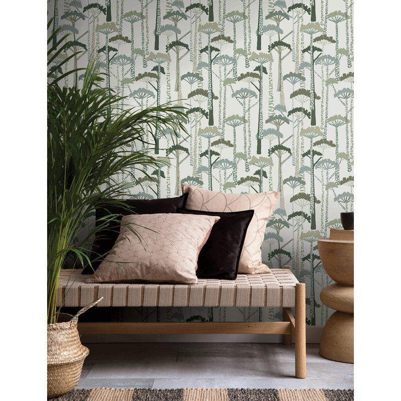 Unify Indigo Forest Wallpaper, Green