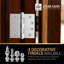 Charnière de porte simple 3 po H x 3 po-71108023