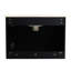 Meuble-lavabo 24 po. Comprend un évier en céramique et une porte à fermeture en douceur. Moderne. Contreplaqué. Noir Optimise le rangement inclus. Maximise l'élégance