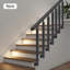 Poteaux d'escalier carrés (3,15 * 3,15 * 33,46 po)-114643557