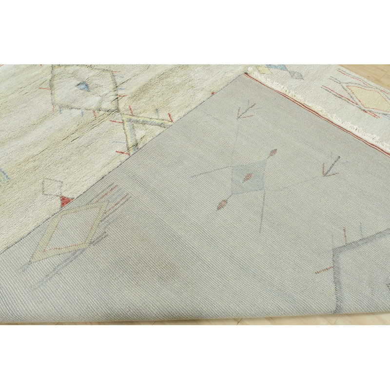 Hand Knotted Wool Moroccan Indoor Rug