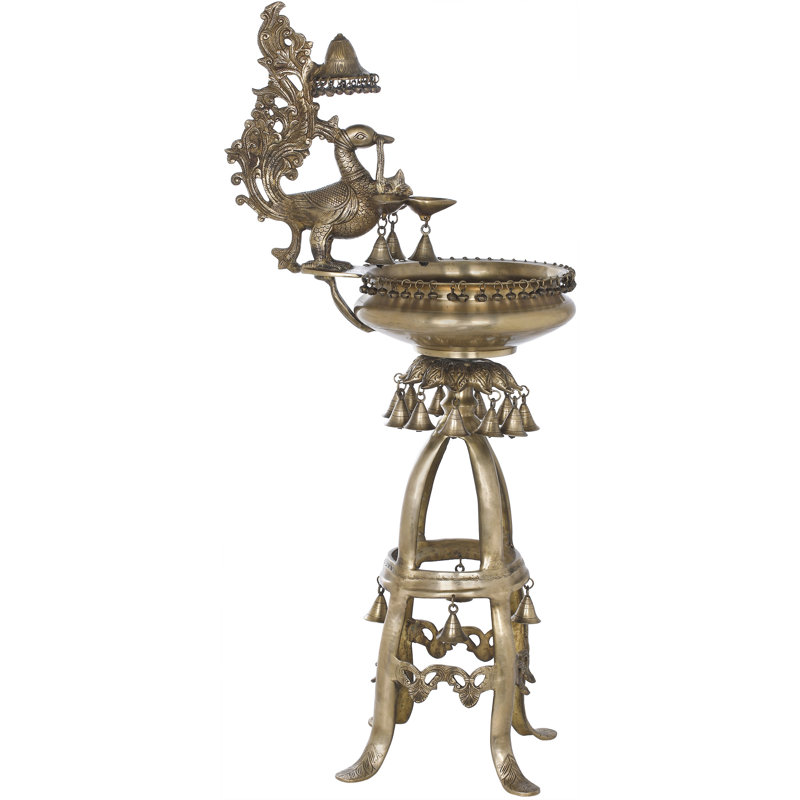 41.5'' H Brass Tabletop Votive Holder