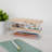 Thomas Martha Stewart Clear Plastic Storage Organizer Bin Set with Wooden Lids-90712341