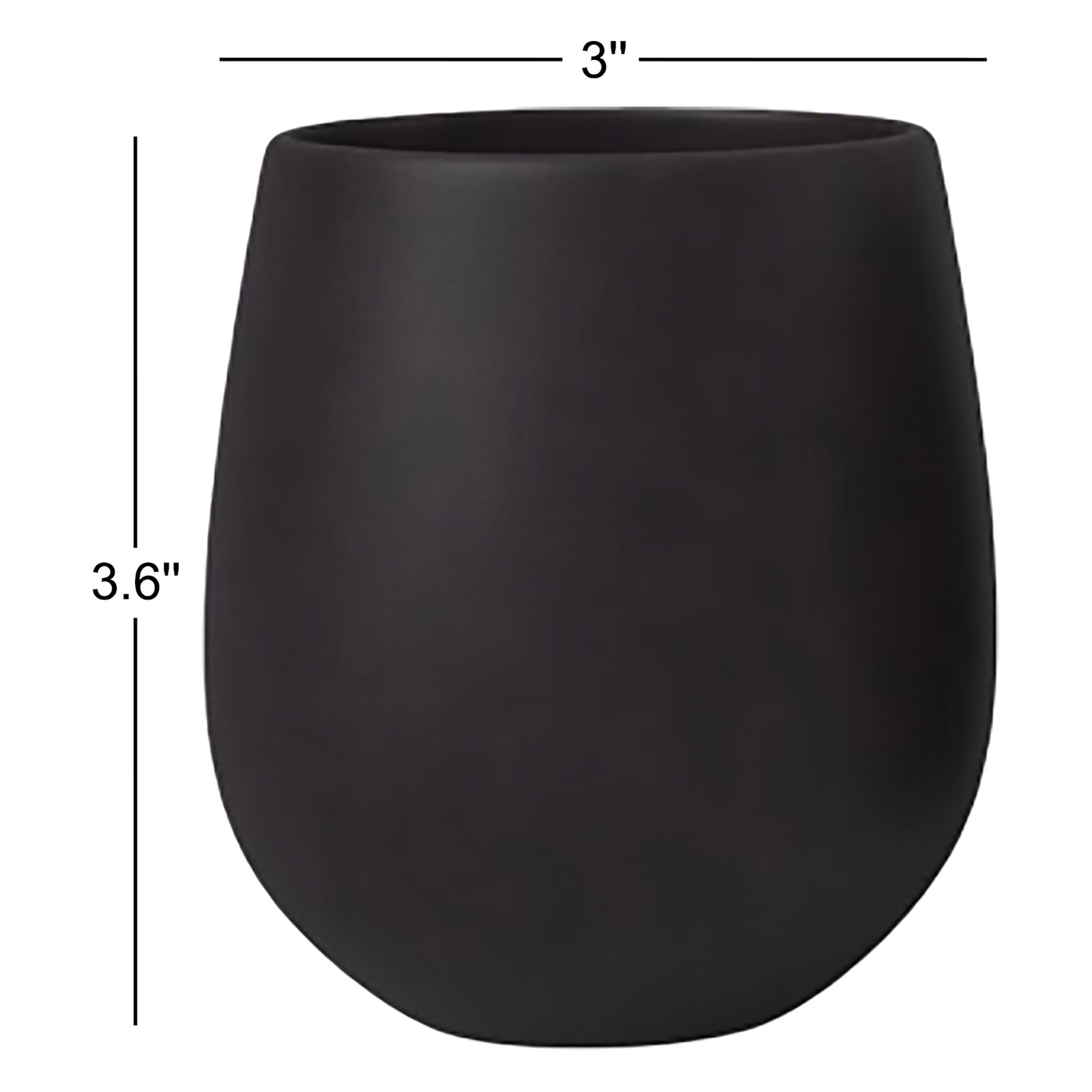 Borgen Handmade Stoneware Coffee Mug, Basalt