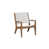 Ivory/Antique Mahogany