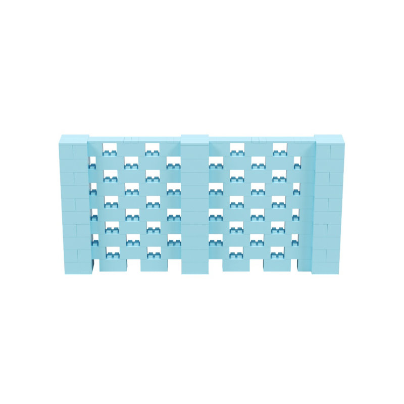 Ensemble mural Everblock, Bleu clair, H 60 po x l 120 po x P 12 po